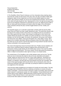 Analysis of The Shoplifters Play: Characters & Themes