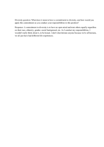 Diversity Interview Question & Answer