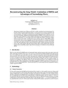 Ising Model: RBMs vs Normalizing Flows - Physics Research