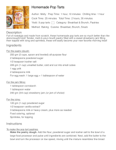 Homemade Pop Tarts Recipe
