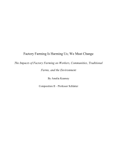 Factory Farming Impacts: Workers, Communities, Environment