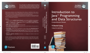 Introduction to Java Programming and Data Structures Textbook