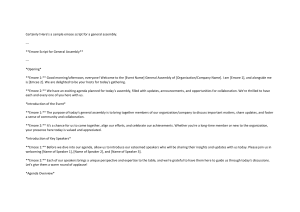 Emcee Script for General Assembly Template