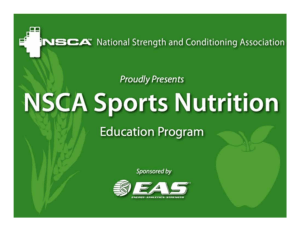 Nutrition for Strength/Power Athletes