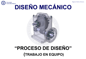 Dise&ntilde;o Mec&aacute;nico: Proceso de Dise&ntilde;o (Trabajo en Equipo)