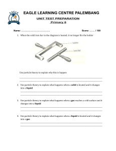 Primary 6 Unit Test Prep: Chemistry & Physics