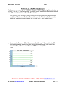 EE3401 Homework 1 Overview