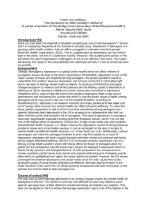 Teen Depression: Impact on Wellbeing & Solutions