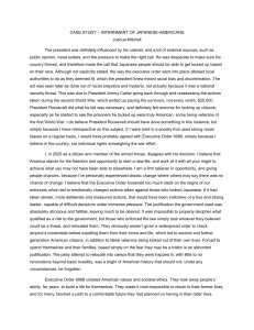 Case Study: Internment of Japanese-Americans
