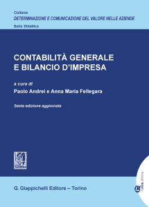 Contabilit&agrave; Generale e Bilancio d'Impresa - Libro di Contabilit&agrave; Aziendale