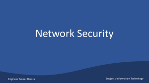 Network Security Fundamentals