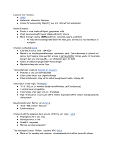 Art History Study Guide: Key Works & Styles