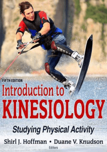 Introduction to Kinesiology: Studying Physical Activity