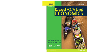 Edexcel AS/A Level Economics Textbook 6th Edition