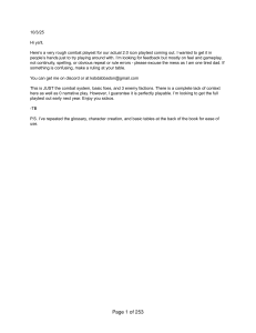 ICON 2.0 Combat Playtest Document