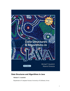 Data Structures & Algorithms in Java 4th Edition Textbook