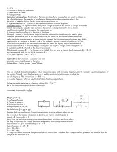 Physics Formulas: Capacitance, Circuits, Ohm's Law