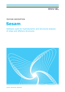 Sesam Software Suite: Hydrodynamic & Structural Analysis