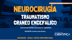 Traumatismo Craneoencef&aacute;lico Neurocirug&iacute;a