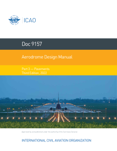 ICAO Doc 9157 Aerodrome Design Manual Part 3 Pavements