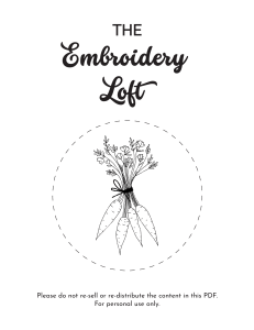 Carrot Bouquet Embroidery Pattern by The Embroidery Loft