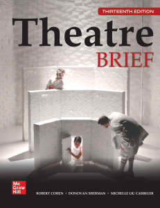 Theatre Brief 13th Edition Textbook