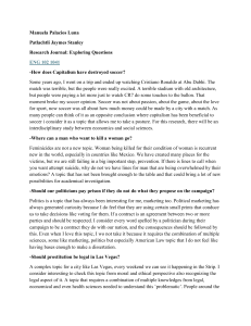 Research Journal: Exploring Socio-Economic Questions
