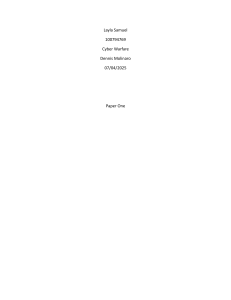 Cyber Warfare: Classical Theories in Modern Conflict
