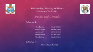 Articles and Gerunds: English Grammar Guide