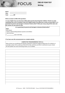 End-of-Year Writing Test: Essay Prompts on Social Media & Programming