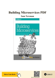 Building Microservices by Sam Newman - O'Reilly