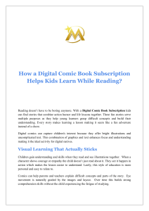 Digital Comic Subscription Benefits for Kids
