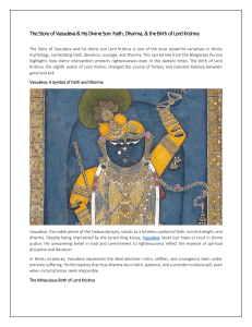 The Story of Vasudeva & Lord Krishna: Faith, Dharma, Birth