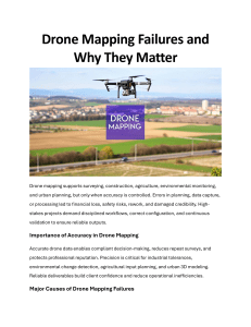 Drone Mapping Failures: Causes & Prevention
