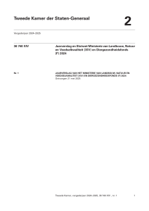 Jaarverslag Ministerie LNV 2024: Landbouw, Natuur en Voedselkwaliteit