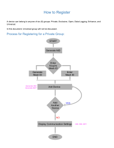 How to Register a Device: Private Group Guide