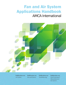 Fan and Air System Applications Handbook by AMCA International