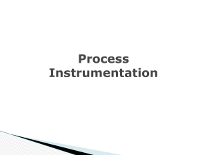 Process Instrumentation: Static & Dynamic Characteristics