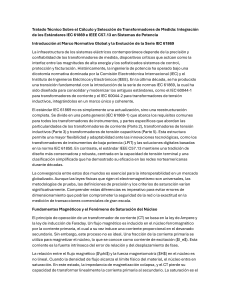 C&aacute;lculo y Selecci&oacute;n de Transformadores de Medida: IEC 61869 e IEEE C57.13
