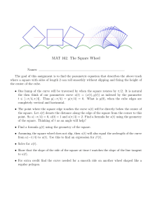 MAT 162: The Square Wheel Assignment