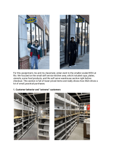 IKEA Retail Observation: Customer Behavior & 4Ps Analysis