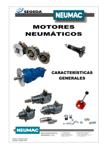 Cat&aacute;logo de Motores Neum&aacute;ticos Neumac - Caracter&iacute;sticas Generales