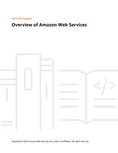 AWS Whitepaper: Overview of Amazon Web Services