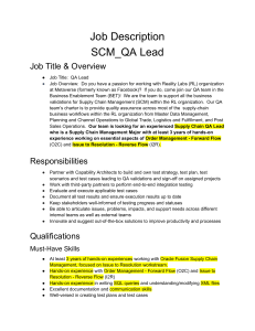 Job Description META!