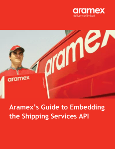 Aramex Shipping API Integration Guide