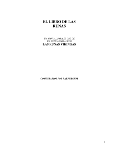 El Libro de las Runas: Manual de Or&aacute;culo Vikingo