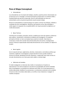 Gu&iacute;a para el Mapa Conceptual en Investigaci&oacute;n