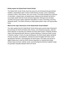 Global North-South Divide: Explanation & Dimensions