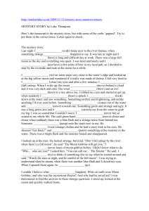 Mystery Story Gap-Fill: Narrative Tenses Exercise