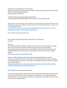 Universal Basic Income: COVID-19 Economic Impact & Benefits